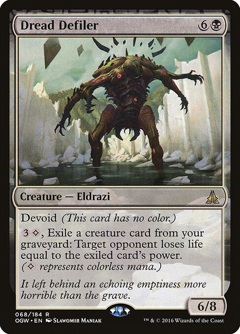 Dread Defiler | OGW #68 | Nonfoil | English, catalog image