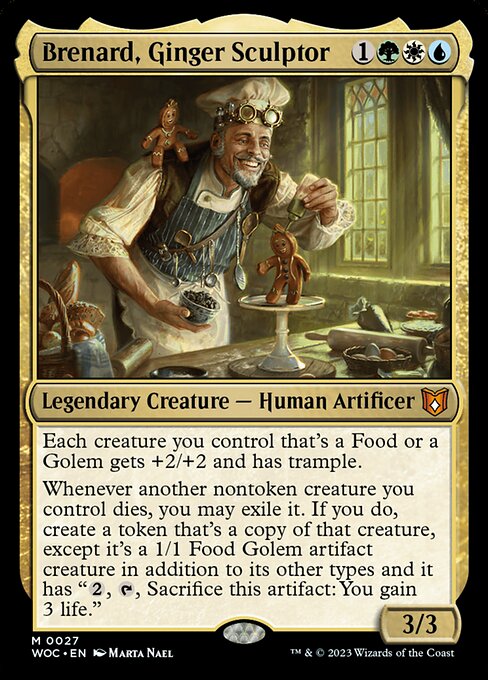 Brenard, Ginger Sculptor | WOC #27 | Nonfoil | English, catalog image