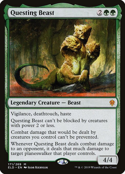 Questing Beast, ELD #171, English, catalog image