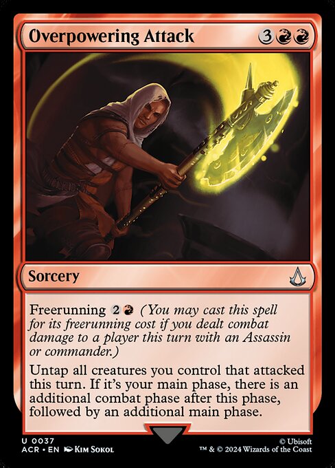 Overpowering Attack, ACR #37, English, catalog image