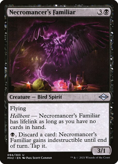 Necromancer's Familiar | MH2 #94 | Nonfoil | English, catalog image
