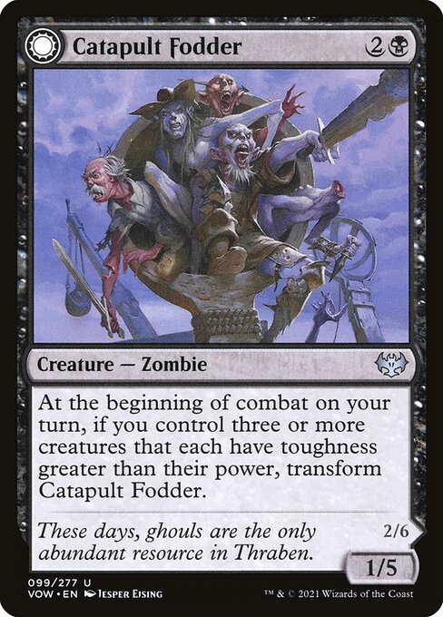 Catapult Fodder // Catapult Captain, VOW #99, English, catalog image