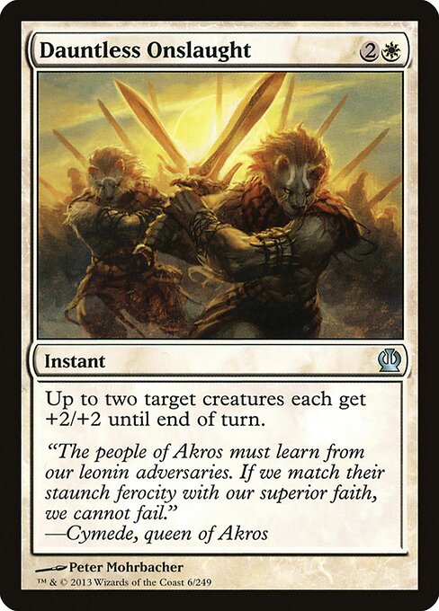 Dauntless Onslaught | THS #6 | Nonfoil | English, catalog image