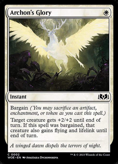 Archon's Glory | WOE #2 | Nonfoil | English, catalog image