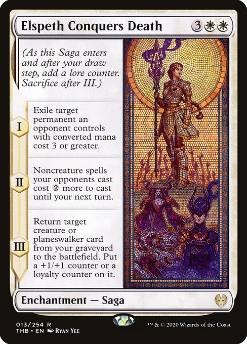 Elspeth Conquers Death | THB #13 | Nonfoil | English, catalog image