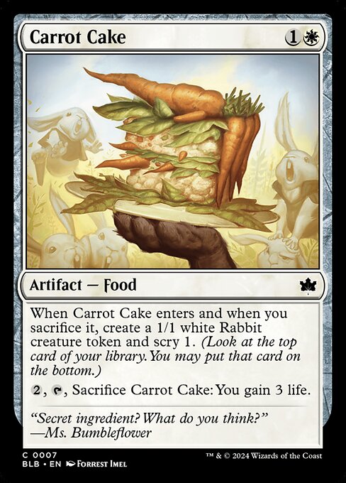 Carrot Cake | BLB #7 | Nonfoil | English, catalog image