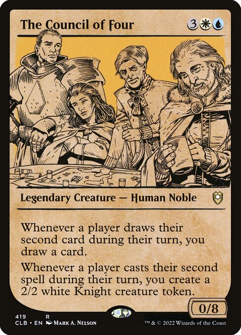 The Council of Four | CLB #419 | Nonfoil | English, catalog image