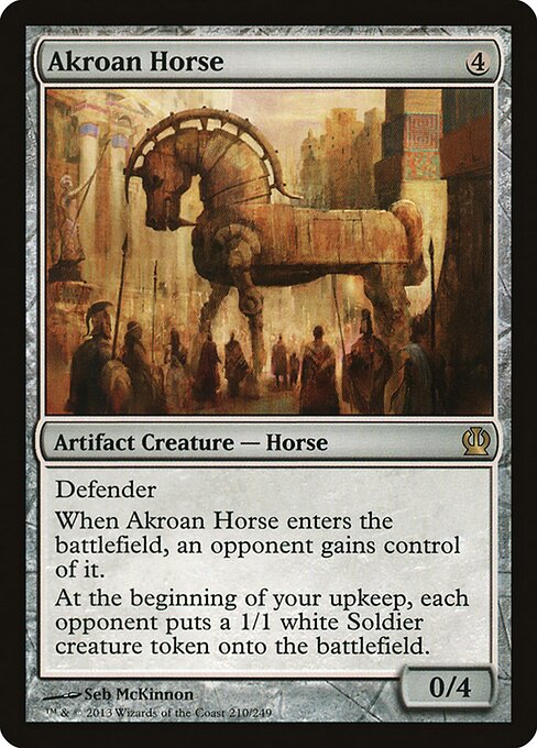 Akroan Horse, THS #210, English, catalog image