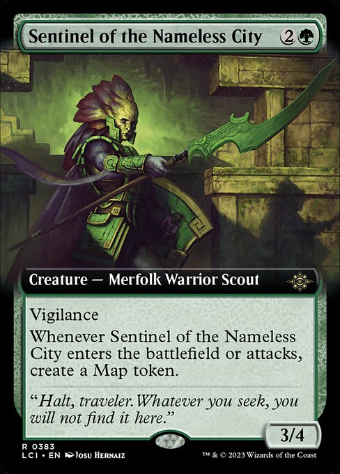 Sentinel of the Nameless City, LCI #383, English, catalog image