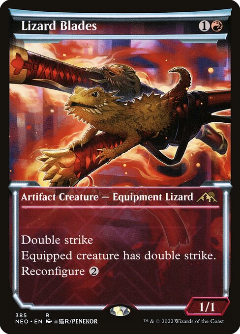 Lizard Blades, NEO #385, English, catalog image