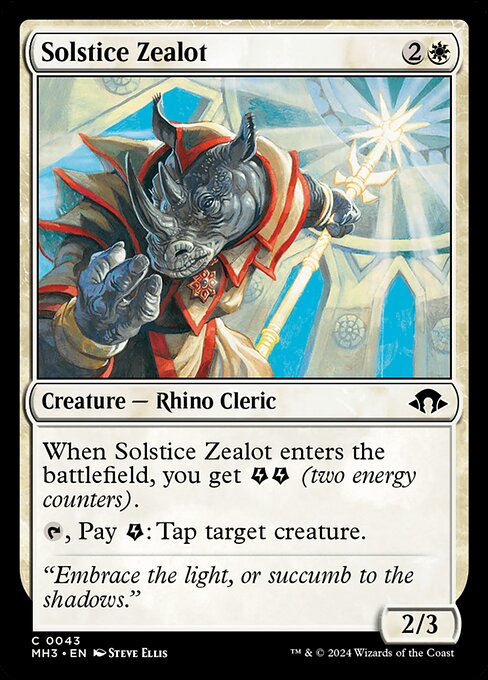 Solstice Zealot | MH3 #43 | Nonfoil | English, catalog image