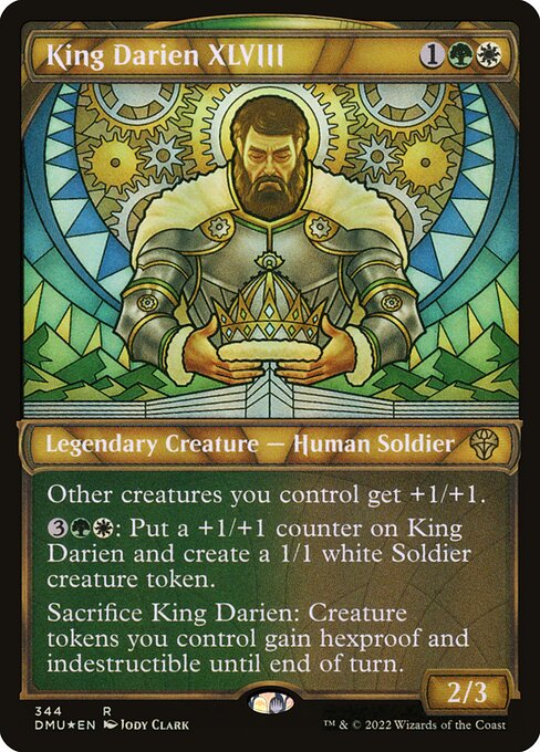 King Darien XLVIII | DMU #344 | Textured Foil | English, catalog image