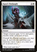 Kaya's Onslaught | KHM #18 | Nonfoil | English, catalog image