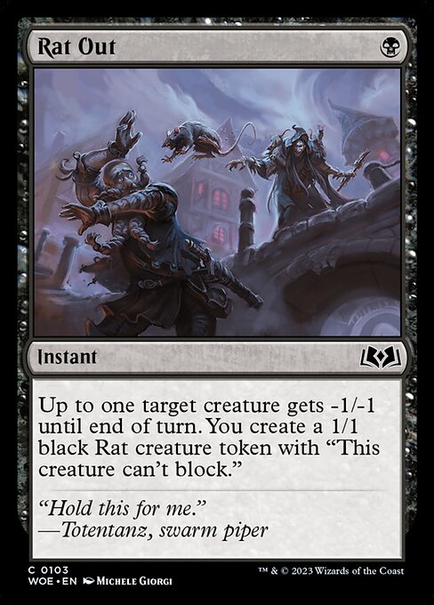 Rat Out | WOE #103 | Nonfoil | English, catalog image