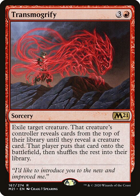 Transmogrify, M21 #167, English, catalog image