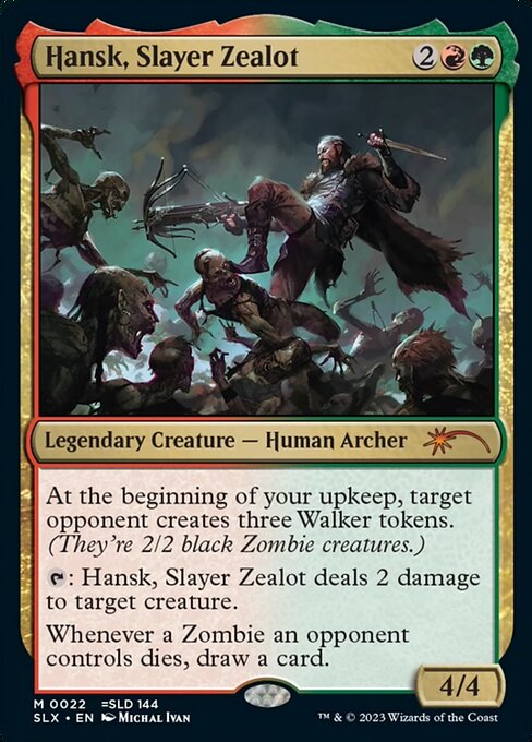 Hansk, Slayer Zealot | SLX #22 | Nonfoil | English, catalog image