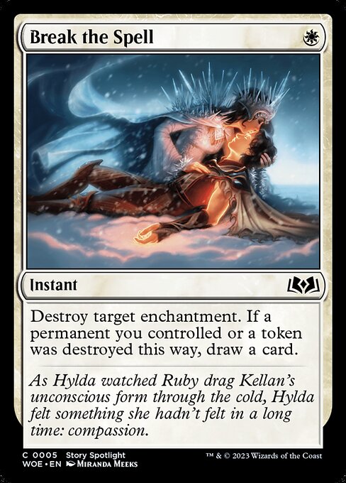 Break the Spell | WOE #5 | Nonfoil | English, catalog image
