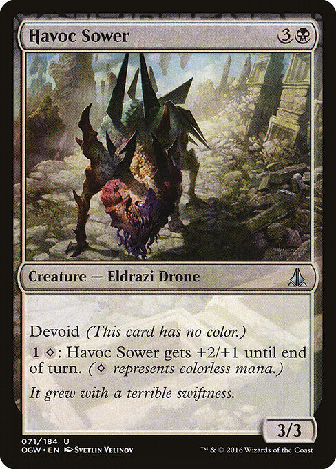 Havoc Sower | OGW #71 | Nonfoil | English, catalog image