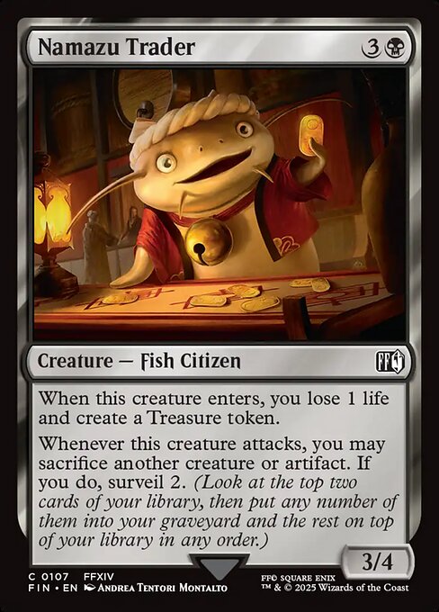Namazu Trader | FIN #107 | Nonfoil | English, catalog image