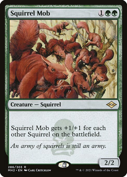 Squirrel Mob, MH2 #286, English, catalog image