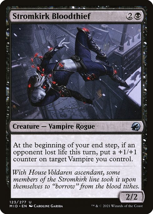 Stromkirk Bloodthief | MID #123 | Nonfoil | English, catalog image