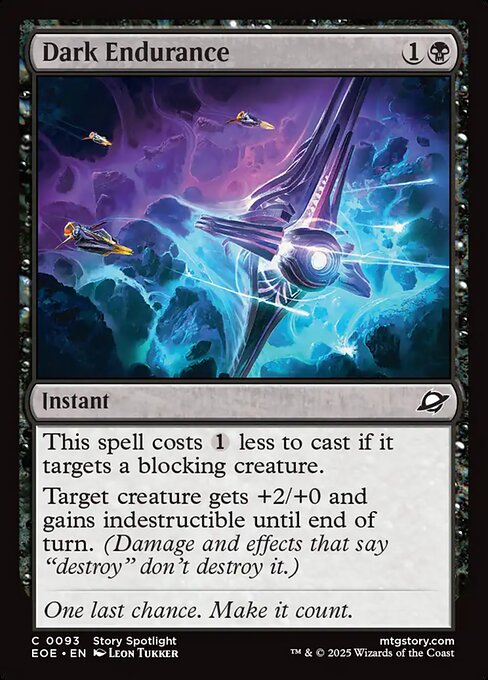 Dark Endurance | EOE #93 | Foil | English, catalog image