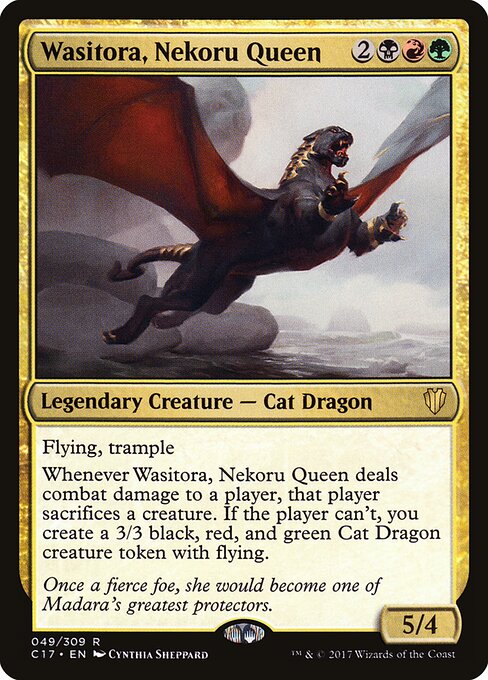 Wasitora, Nekoru Queen | C17 #49 | Nonfoil | English, catalog image
