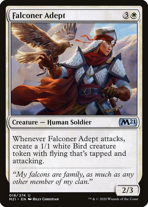 Falconer Adept | M21 #18 | Nonfoil | English, catalog image