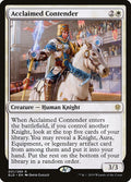 Acclaimed Contender | ELD #1 | Nonfoil | English, catalog image