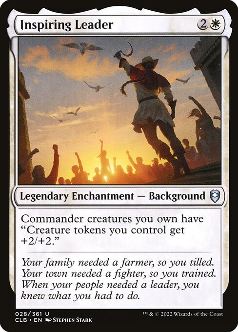 Inspiring Leader | CLB #28 | Nonfoil | English, catalog image