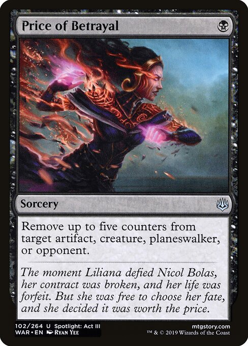 Price of Betrayal | WAR #102 | Nonfoil | English, catalog image