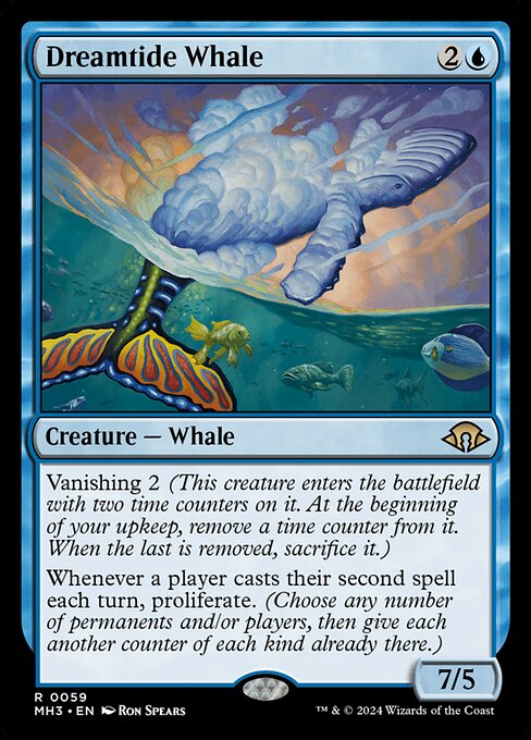 Dreamtide Whale, MH3 #59, English, catalog image