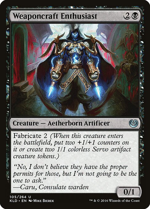 Weaponcraft Enthusiast | KLD #105 | Nonfoil | English, catalog image