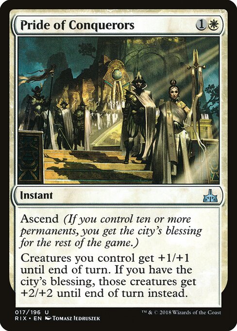 Pride of Conquerors | RIX #17 | Nonfoil | English, catalog image
