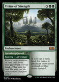 Virtue of Strength // Garenbrig Growth, WOE #197, English, catalog image