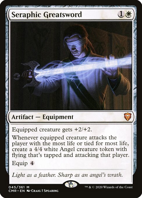 Seraphic Greatsword, CMR #45, English, catalog image