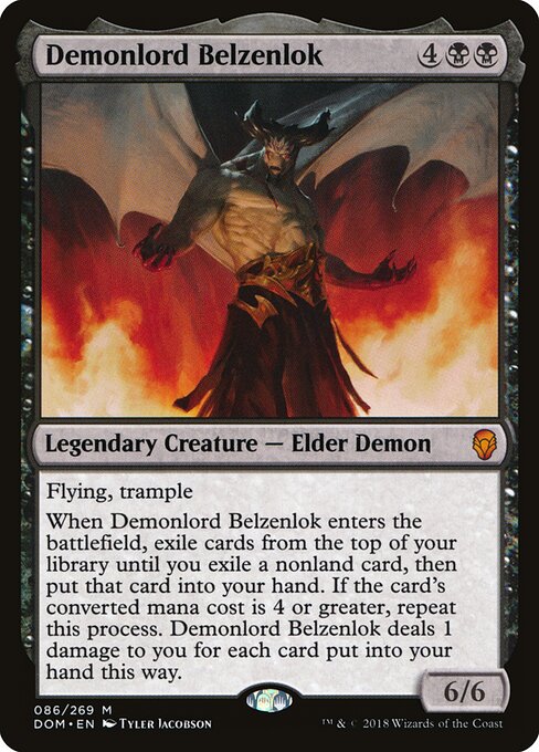 Demonlord Belzenlok, DOM #86, English, catalog image